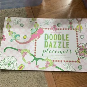 Lilly Pulitzer doodle dazzle placemats